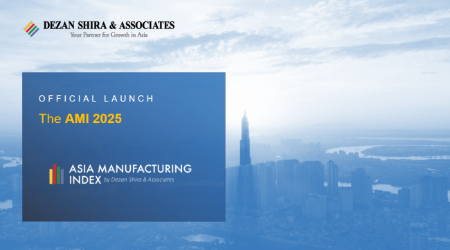 Vietnam in Asia manufacturing index rankings