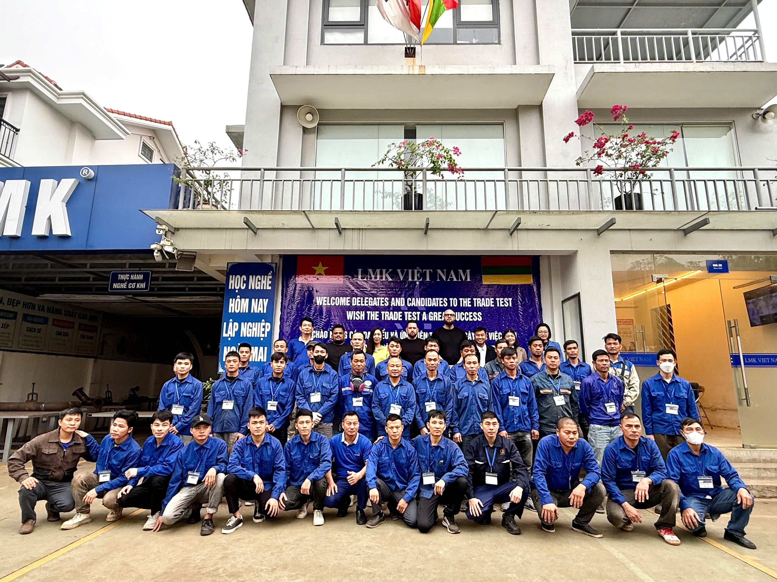 Vietnam Manpower Organizes a Professionally Supervised Welding Skill Test for Lithuanian Employers