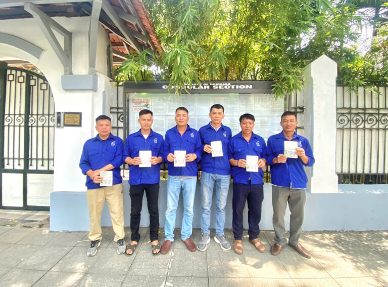 Vietnam Manpower Workers Receive Romania Work Visas and Prepare for a Brighter Future