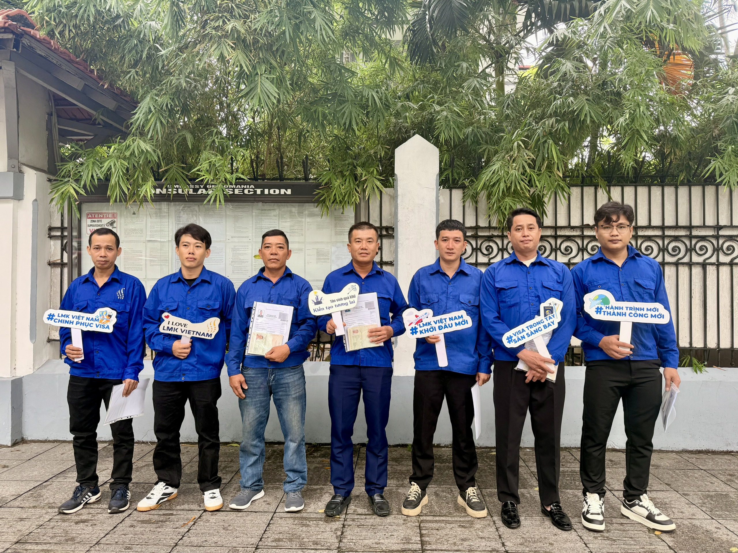 Vietnam Manpower Workers Excited to Receive Romania Visas and Prepare for Their New Journey