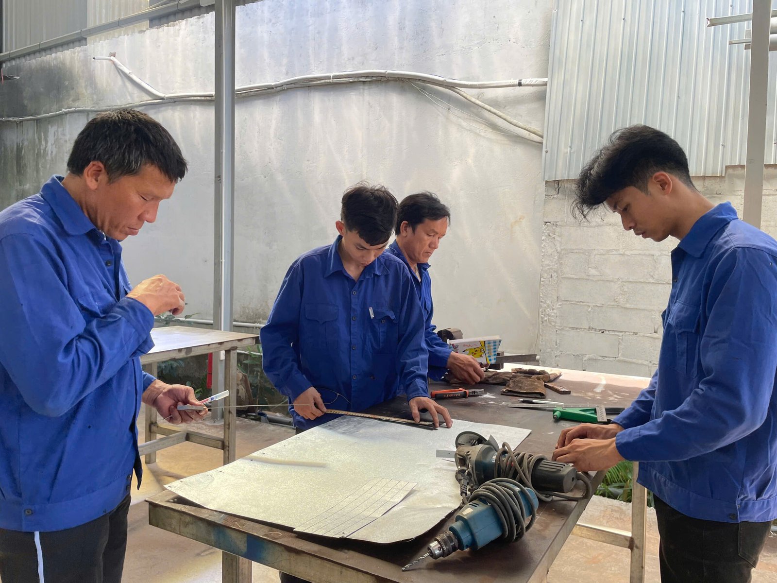 Vietnam Manpower Workers Prepare for Romanian Shipyard Skills Assessment